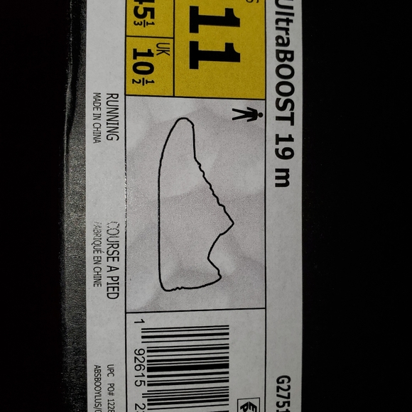 Adidas Ultraboost 19 Men Sz 11 - Picture 6 of 6